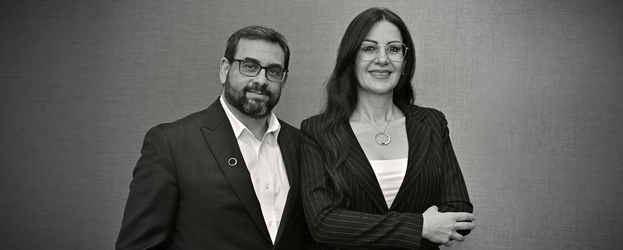 Ihab Zaid and Randa Hijazi — founders of RANOR Gallery