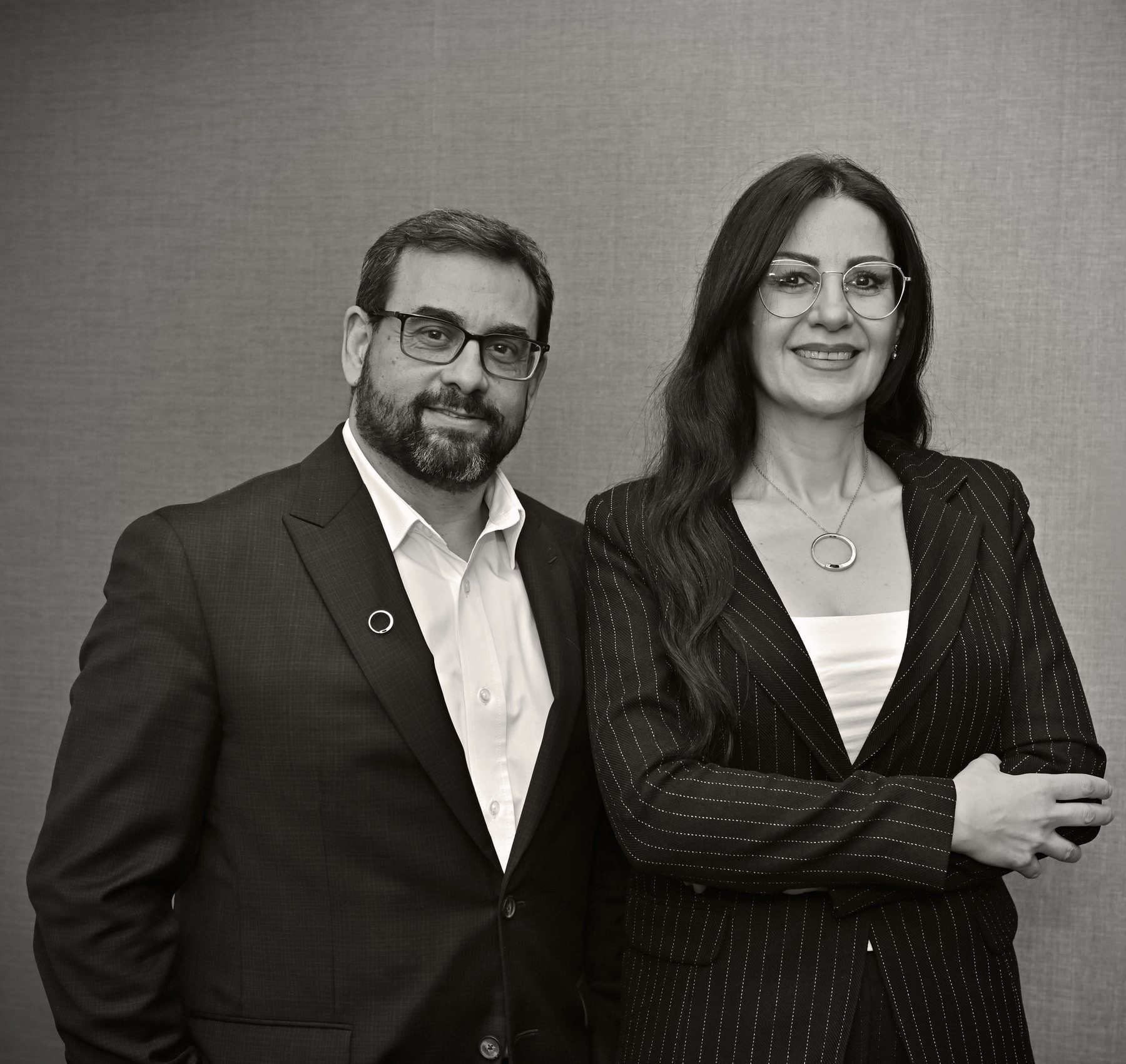 Ihab Zaid and Randa Hijazi — founders of RANOR Gallery
